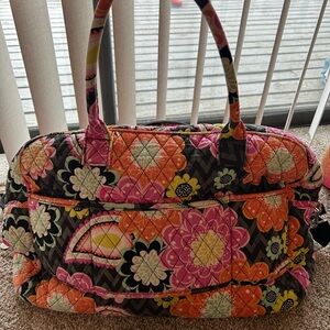 Floral Quilted Vera Bradley Weekender Duffle bag